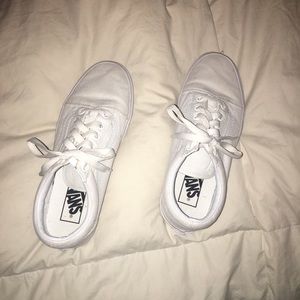 VANS White US Size 7 Lightly Used